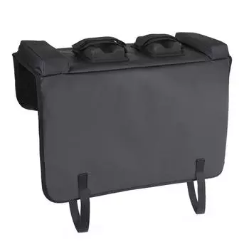 Защитный коврик для задней двери пикапа, с карманом для перевозки велосипеда