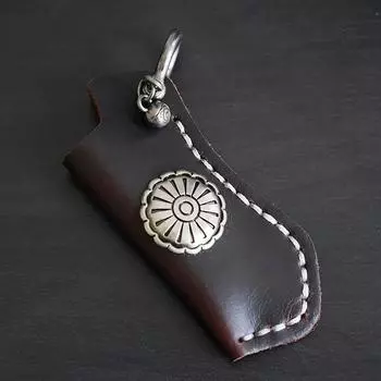 Защитный кожаный чехол ручной работы из натуральной кожи, кожаный чехол для зажигалки, чехол для зажигалки коричневый