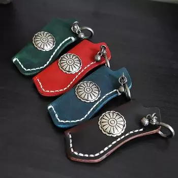 Защитный кожаный чехол ручной работы из натуральной кожи, кожаный чехол для зажигалки, чехол для зажигалки коричневый