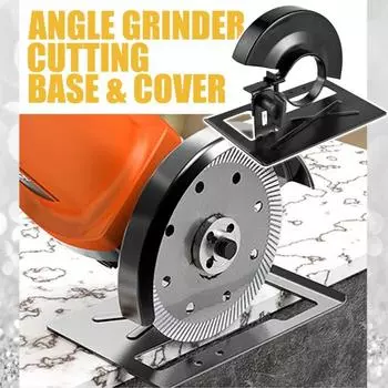 Защитный кожух для угловой шлифовальной машины 4 дюйма + набор кронштейнов для держателя основания угловой шлифовальной машины для инструментов для самостоятельной работы по дереву