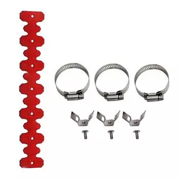 Защитный кожух Гибкий теплозащитный экран выхлопной трубы для мотоциклов Dirt Bike синий