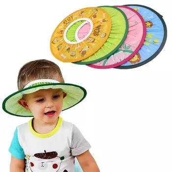 Защитный козырек для душа для девочек, шапочка для купания, детская шапочка для шампуня розовый