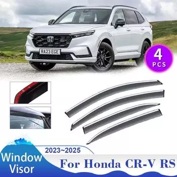 Защитный козырек для Honda CR-V 6 CRV RS 2024 2024 2025 Боковая защита от дождя Дефлектор Вентиляционные люки Дымозащитные чехлы Навесы Аксессуары прозрачный