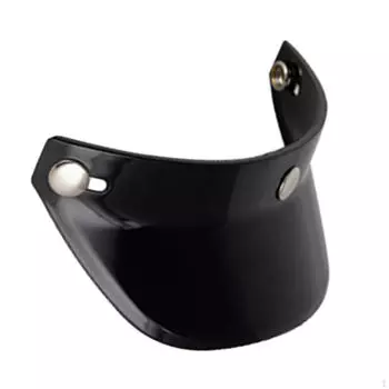 Защитный козырек для шлема с 3 защелками и солнцезащитным козырьком для шлемов 3/4 Direct Black