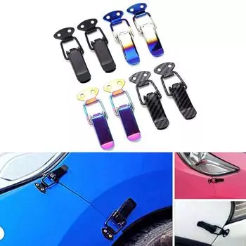 Защитный крючок для автомобильного бампера, быстроразъемная застежка на капоте автомобиля, зажим для замка бампера, защитный крючок для бампера 1