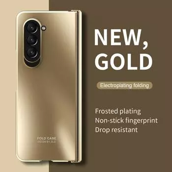 Защитный модный чехол с защитой от падения для Samsung Galaxy Z Fold 5 5G Fold5 Fold4 Fold3 Fold2 Fold 3 2 4 Полная стеклянная пленка для корпуса for Samsung Z Fold 5