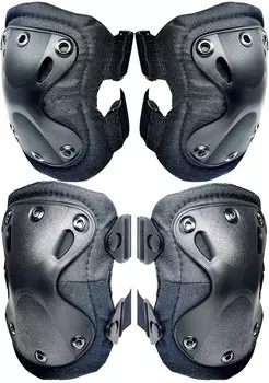 Защитный наколенник для игры на выживание, налокотник, наколенник, наколенник (черный)