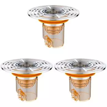 Защитный от запаха сливной сердечник для пола, обратный поток для кухни (Серебряный) Делавэр