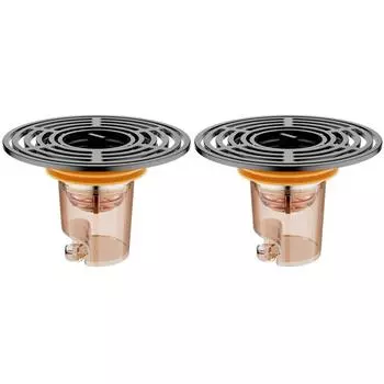 Защитный от запаха сливной сердечник для пола, обратный поток для кухни (черный)