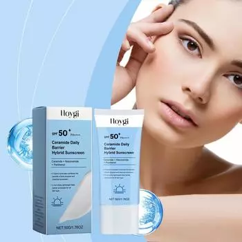 Защитный отбеливающий солнцезащитный крем для кожи. Солнцезащитный лосьон. Солнцезащитный крем Spf50+. One Size