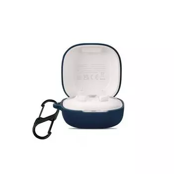 Защитный противоударный чехол для QCY Melobuds ANC HT05, пылезащитный чехол для наушников, моющийся чехол для зарядного устройства темно-синий