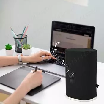 Защитный пылезащитный чехол для динамика Sonos Move/Move2, защитный чехол из лайкры, дышащий портативный чехол для динамика чёрный