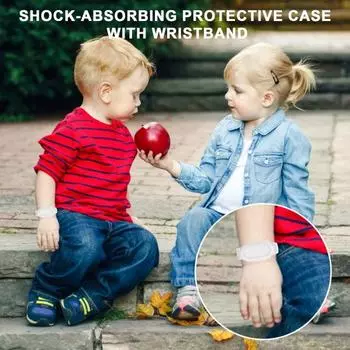 Защитный рукав локатора, силиконовый браслет, износостойкий, ударопрочный, с защитой от отпечатков пальцев, чехол для браслета для Galaxy SmartTag2 чёрный