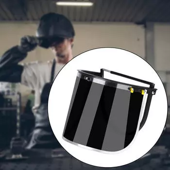 Защитный щиток для лица для взрослых, полностью переворачивающийся на 180° универсальный защитный протектор для чёрный