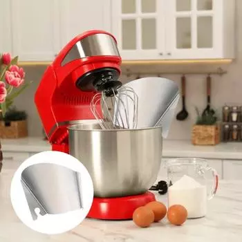 Защитный щиток из нержавеющей стали для миксера, металлический миксер, защитный щиток для заливки, сменная часть, брызгозащитный щиток, средство для предотвращения разлива жидкости 2pcs
