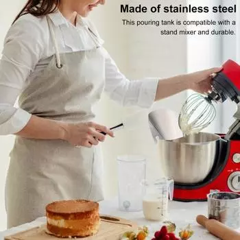 Защитный щиток из нержавеющей стали для миксера, металлический миксер, защитный щиток для заливки, сменная часть, брызгозащитный щиток, средство для предотвращения разлива жидкости 2pcs