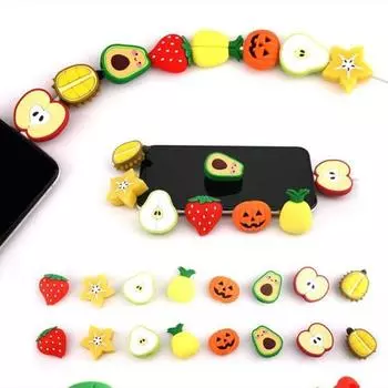 Защитный шнур для кабеля с милыми животными, защитный провод с рисунком из мультфильма, светящийся силиконовый чехол, устройство для намотки зарядного кабеля для кабеля зарядного устройства для телефона