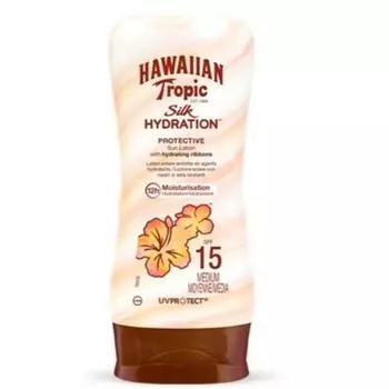 Защитный солнцезащитный лосьон Hawaiian Tropic Silk Hydration Spf15 180 мл