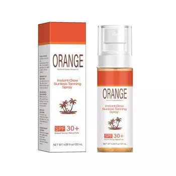 Защитный спрей для загара Помогает затемнить естественный цвет пшеничной кожи Увлажняющий УФ-защитный гель для тела 120 мл One Size белый