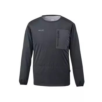 Защитный свитер от холода Alpha Light Sweat II Crew MIV01902 XL [Millet] мужской черный-нуар (НОВЫЙ ЛОГОТИП)