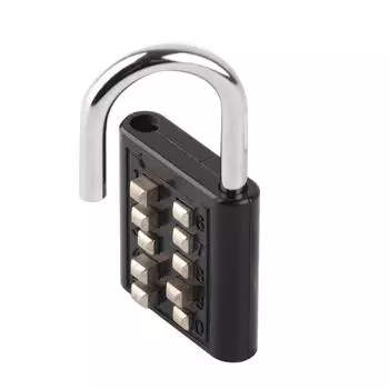 Защитный замок с 10-значной комбинацией кнопок, водонепроницаемый навесной замок для ворот спортзала