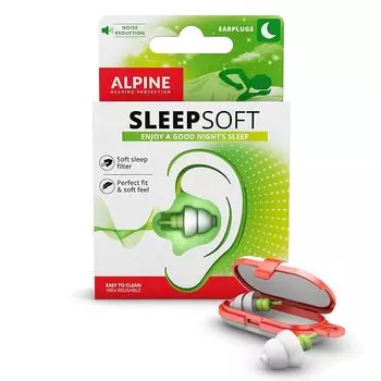 ЗАЩИТА ОРГАНОВ СЛУХА ALPINE Беруши Sleep Soft (Защита органов слуха в альпийском стиле)