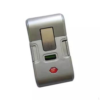 Засов для замка чемодана, универсальная засовка для ящика для инструментов, серебристая прочная прочная защелка для багажа, защелка для багажа