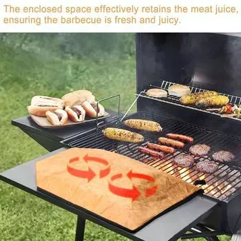 Застегивающаяся на молнию сумка для барбекю, подставка для мяса, термосумка для легкой очистки, для жарки мяса, для встреч на барбекю CHINA