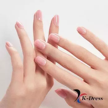 Застенчивый розовый (Обычный раунд) Типсы Magic Press Dashing Diva