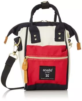 Застежка 2WAY сумка через плечо водоотталкивающая CROSS BOTTLE ATS0767 трехцветная [Anello] Застежка/вода