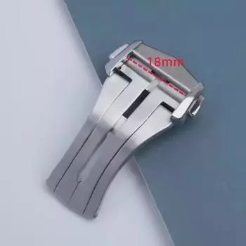 «Застежка-бабочка Omega из нержавеющей стали 18 мм/20 мм для Speedmaster» 18mm