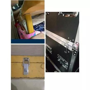 Застежка из нержавеющей стали с пружинным замком, защелка с защитой от взлома, многофункциональная, противоугонная пряжка с клювом утки