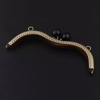 Застежка-кошелек с жемчугом для сумки ручной работы своими руками, - черный