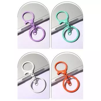 Застежка-лобстер Большие пружинные застежки Крючки с открытыми кольцами Брелоки для брелока своими руками