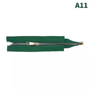 Застежка-молния для тканой сумки, фурнитура, застежка-молния из искусственной кожи, швейные аксессуары для одежды чёрный