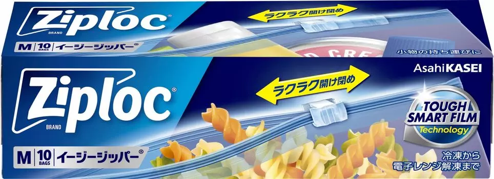 Застежка-молния Ziploc Easy M 10 шт.