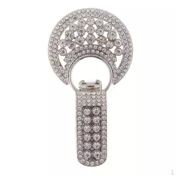 Застежка-пряжка со стразами для серебра