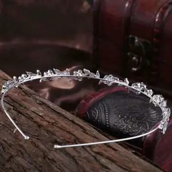 Застежка свадебная повязка на голову повязка на голову цветок стразами корона девушка тиара свадьба 12.5*1.4cm