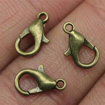 Застежки и крючки Компоненты застежки-лобстера Принадлежности для подвесок для пар Ювелирные изделия Подвески