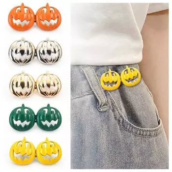 Застежки на пуговицах для брюк Pumpkin Button Tighter Zinc Zinc Alloy Jean Buttons for Loose Jeans Accessories