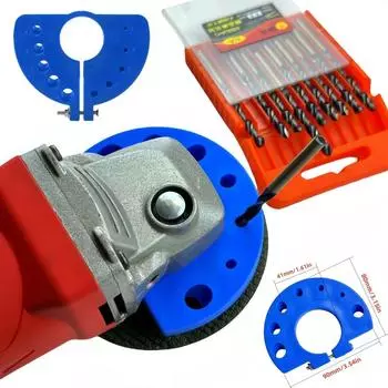 Заточка сверл 3-12 мм, многоцелевой инструмент для заточки сверл, полировка, шлифовка, аксессуары для угловых шлифовальных машин и всех инструментов для сверления синий