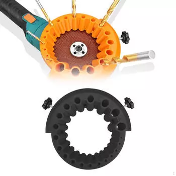 Заточной инструмент для сверл, держатель для заточки бит, простой в установке, прочный, многофункциональный, портативный для чёрный