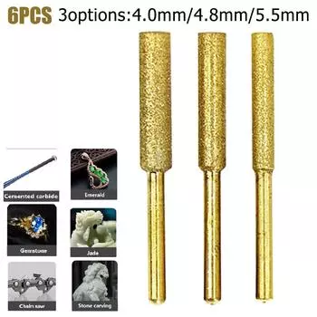 Заточной станок для цепной пилы Burr Diamond, алмазное сверло для цепной пилы 4mm