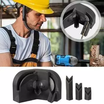 Заточной станок для сверл Удобный дизайн Многоразовый компактный портативный многоцелевой заточной станок Универсальный шлифовальный инструмент чёрный