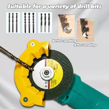 Заточной станок для сверл Yousheng, заточное приспособление, прочная конструкция, компактный дизайн, портативный, широко применяемый, заточной станок для сверл жёлтый