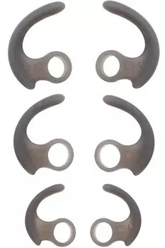 Заушники для канальных наушников, изготовленные из силикона, защита от падения, 3 пары, серые, MDR XBA, совместимые с такими наушниками, как A-Focus S/M/L SO-NY