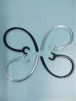 Заушное крепление для гарнитуры Bluetooth с силиконовыми амбушюрами и многокалиберными амбушюрами (Порт C, 5,5 мм, 6 мм) Custom Color