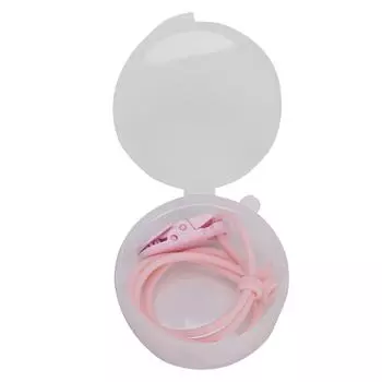 Заушные слуховые аппараты, зажим для слуховых аппаратов, силиконовый эластичный ремешок с защитой от потерь для детей(розовый ) розовый