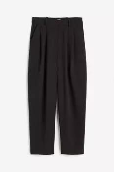 Зауженные брюки из твила