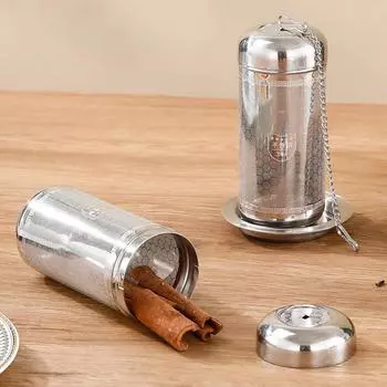 Заварник для чая из нержавеющей стали, чайные листья, специи, приправы, шариковое ситечко, чайник, мелкая сетка, фильтр для кофе, чайная посуда, кухонные аксессуары S